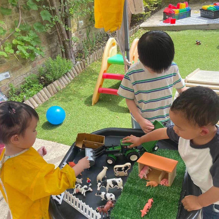 Playing together
